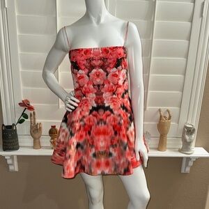 Finders Keepers Talk Is Cheap Dress Blurred Floral